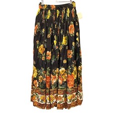 Vintage Huntington Ridge Maxi Skirt Bohemian Cottagecore Floral Romantic Floral
