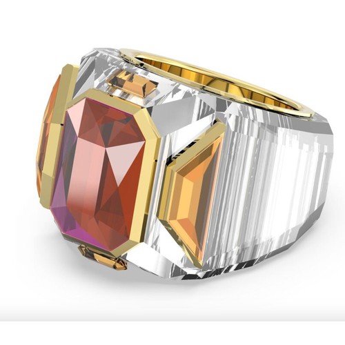 Swarovski Chroma Cocktail Ring Rosa und Gold 60 EUR - 9 USA - Bild 9 von 11