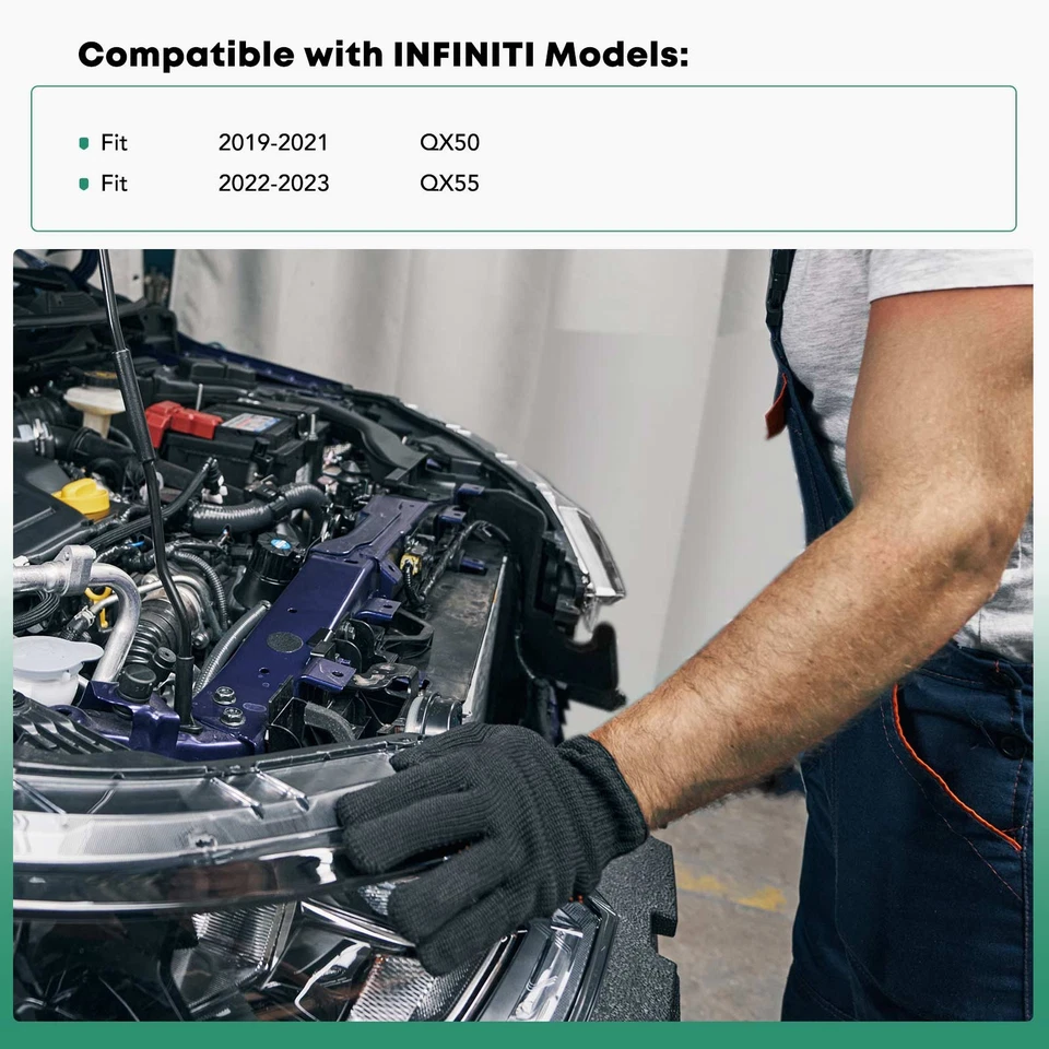 Passenger Upper Radiator Support Steel for INFINITI QX50 19-21 QX55 F25209CMMA Foto 2 de 4