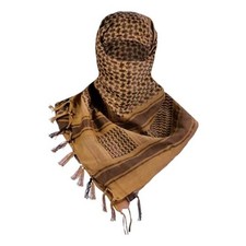 Scarf Military Shemagh Tactical Desert Keffiyeh Head Neck Scarf Amber Brown