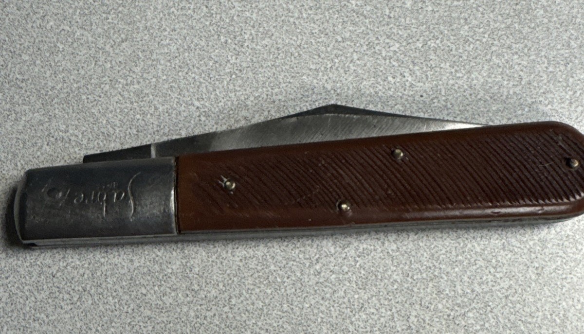 VINTAGE SABRE JAPAN GRAND DADDY BARLOW POCKET KNIFE 629 | eBay