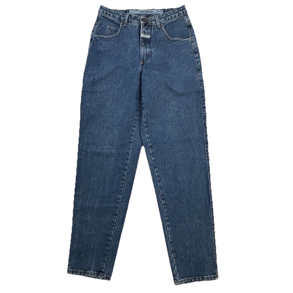 Vtg 80s Marithe Francois Girbaud Mens Jeans Sz 26 Blue Denim Baggy