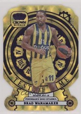 2023 Panini Crown Royale EuroLeague Test of Time Purple 23/25 Brad Wanamaker 3d3