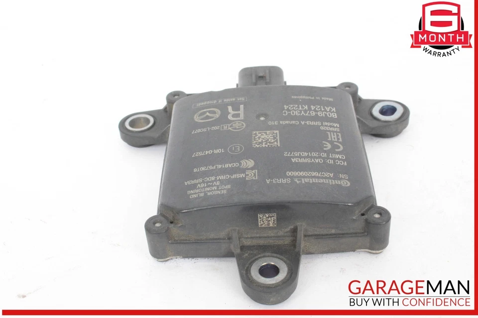 Módulo sensor radar punto ciego trasero izquierdo lado conductor Mazda 3 19-23 OEM Foto 4 de 4