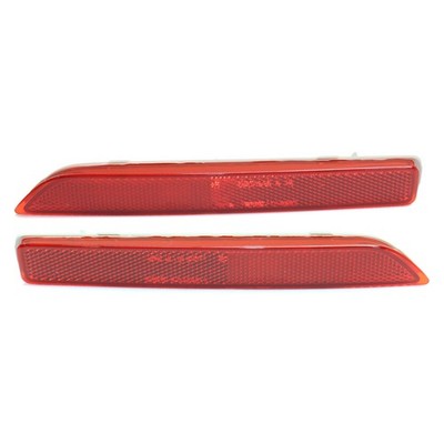 For Nissan Leaf 2018-2022 Bumper Reflector Driver And Passenger Side | Pair Rear