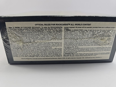 Brockum Rock Cards Music Trading Cards Wax Box Series 1 Factory