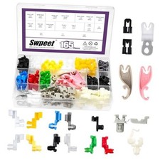cs 12 Sizes Car Door Lock Rod Clips Assortment Kit, Left and Right Door 165P