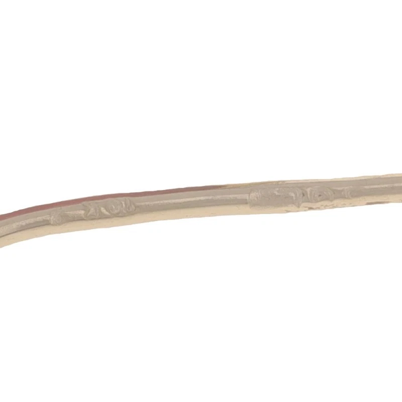 Серьги-капли из желтого золота с рубином — 10-каратная подушка из проколотого свинцового стекла - Изображение 4 из 4