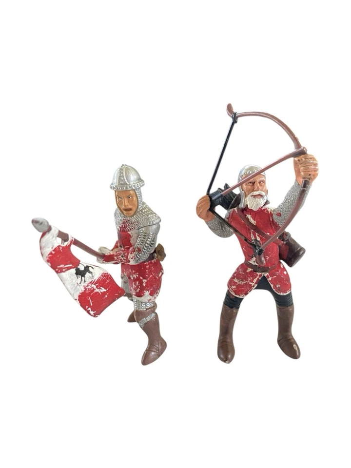 3 Caballeros Medievales Juguete Soldados 2 Simba Soldados y 1 Schleich Foot Soldier 70012 Foto 2 de 4