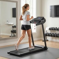 Treadmill 1.5HP Electric Motorised Running Machine w/ LED Display 12 Programs