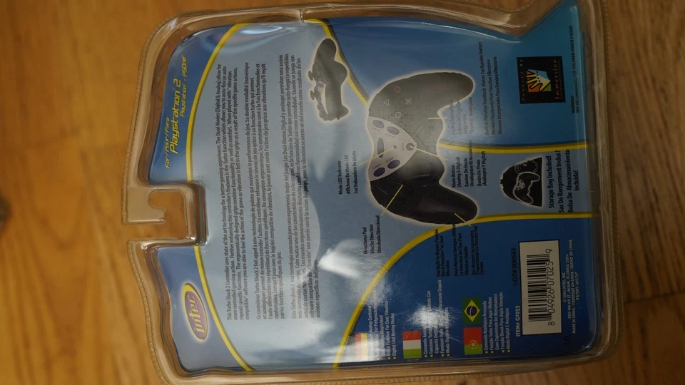 INTEC TURBO SHOCK 2 PLAYSTATION PS2 CONTROLLER TURBOSHOCK FACTORY SEALED - Image 4 of 4