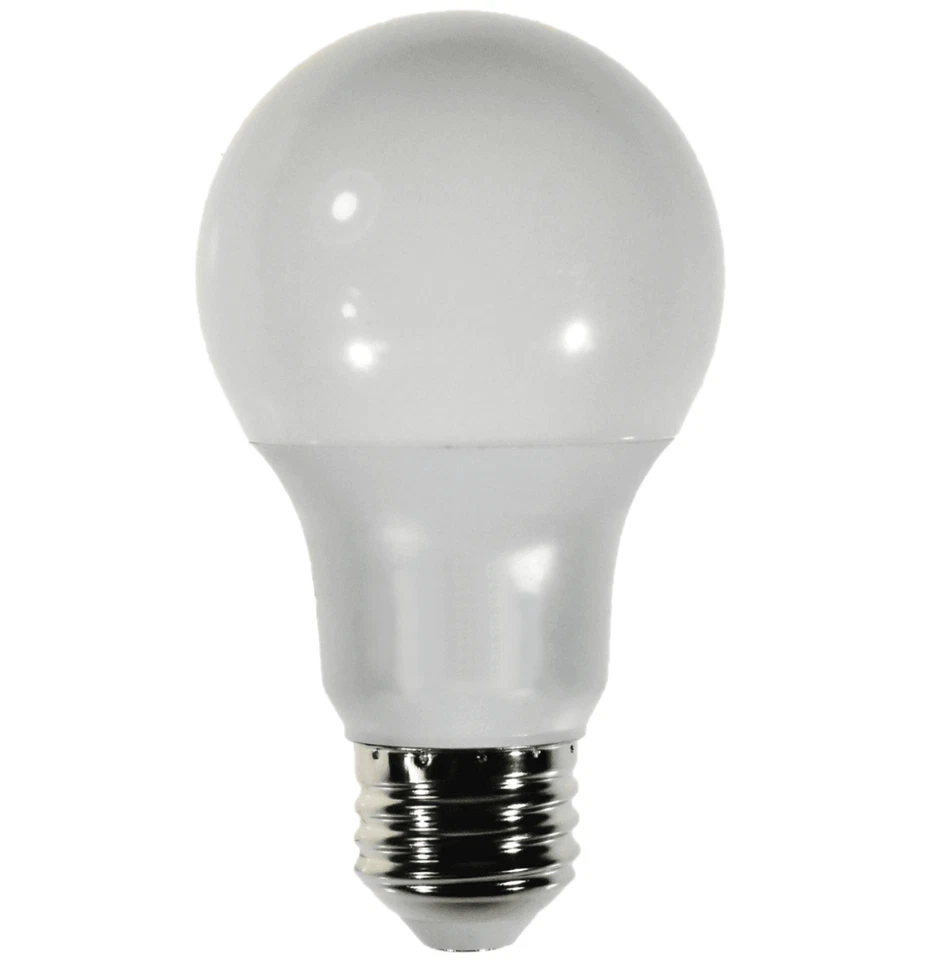 Diodesy A19 LED Light Bulb 8W 800LM E26 5000K 120V CRI80 230° Damp Loc White 3Pk - Image 2 of 2