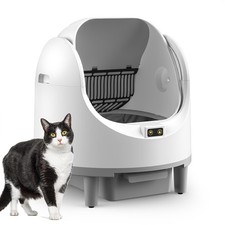 Large 10L Open-Top Self Cleaning Automatic Cat Litter Box 2.4G WiFi APP Control 9999.99 per kilo