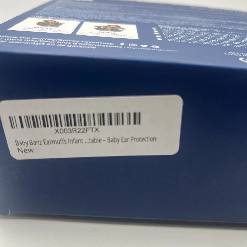 Orejeras reductoras de ruido Banz Hear No Blare para bebé niño de 0 a 2 años, rosa Foto 3 de 3