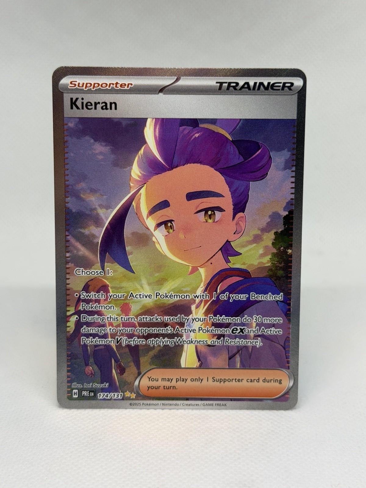 Kieran 174/131 Special Illustration Rare Prismatic Evolutions Pokemon NM/M