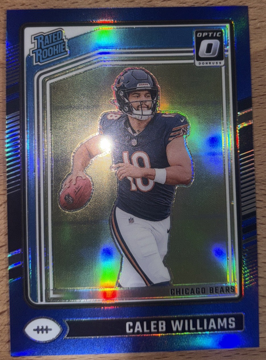 2024 Optic Caleb Williams #201 Blue /199 Rated Rookie