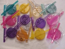 Lot Z 12 Rainbow High 3 Piece Doll Stands + Combs Green Pink Purple Yellow