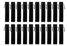 Velvet Drawstring Pen Pouch Sleeve Holder Case Pencil Bag For School Supplies