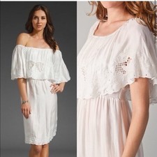 Free People Cutwork Dream Dress Size XS White