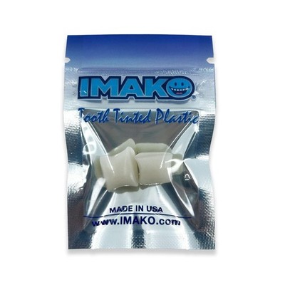 Imako Cosmetic Teeth Extras- Tooth Tinted Plastic- Natural Color. Temporary
