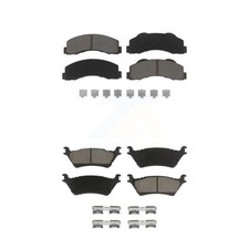 Front Rear Ceramic Brake Pads Kit For Ford F-150 KCX-100460