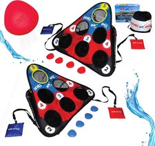 Floating Pool Toss Game Portable Water Toss Game for Pool Lake Beach Fun