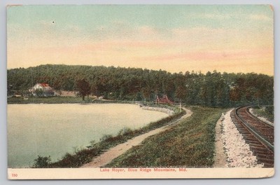 Lake Royer, Blue Ridge Mountains, Cascade, Maryland MD 1910