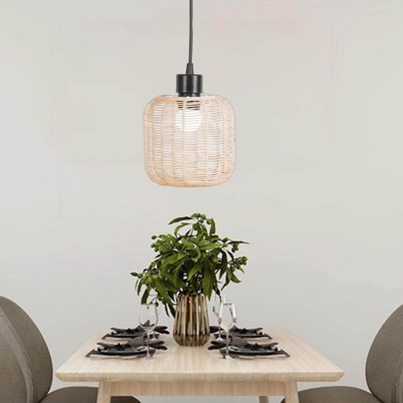 Rattan Pendant Light Shade 4