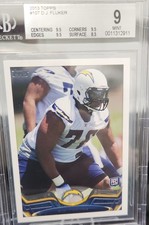 2013 Topps Rookie D.J. Fluker #107 Beckett Mint 9-Chargers-Low Pop! 