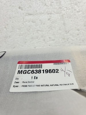 MGC63819602 LG ELECTRONICS PANEL CONTROL