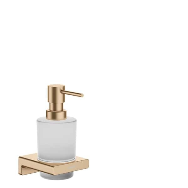AddStoris Wall Mount Soap Dispenser in Brushed Bronze