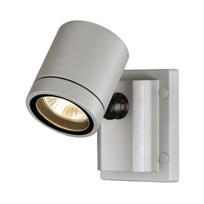 SLV Myra Außenwandleuchte Gartenleuchte Terrassenleuchte Garagenlampe 1-flg grau