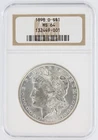 1898-O  Morgan Dollar NGC MS64 New Orleans Minted Silver Dollar Cracked holder