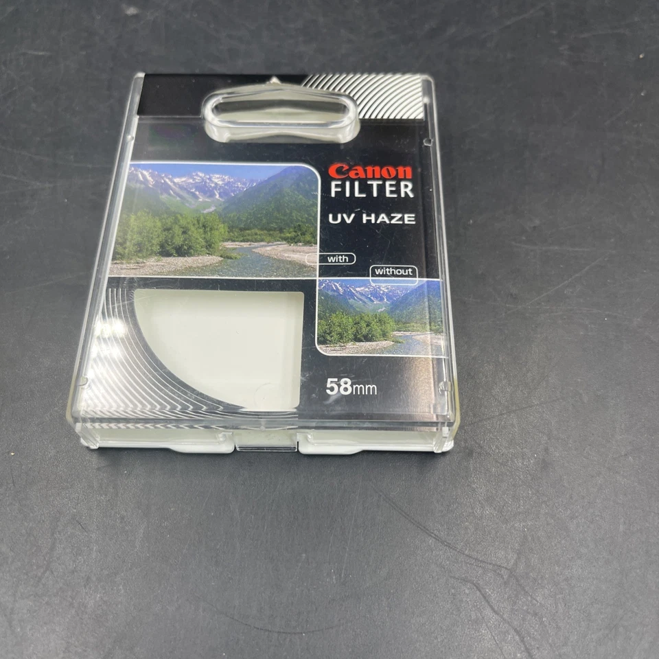New 2 Canon UV Haze Filter 58mm 7-5801-1 One Open One Sealed - Image 2 of 4