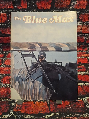 #ad ORIGINAL 1966 The Blue Max Program Book G. Peppard J Mason U. Andress EXCELLENT $14.99