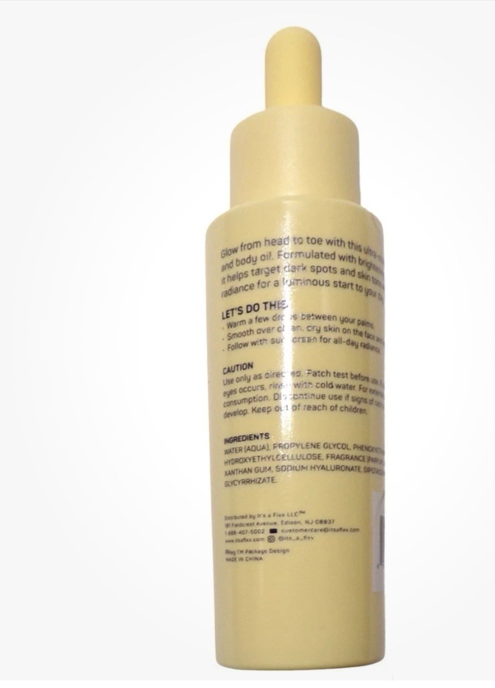 Spa Scentials Glow Vitamin C  Radiance Face & Body Oil  Day   3.2  oz