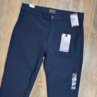 Levis XX Chino Standard Taper Tech Pants Navy Blue Mens 36x30