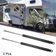 2Pcs 15 Inch 55Ib/245N Black Lift Supports Struts Shocks Gas Spring Universal