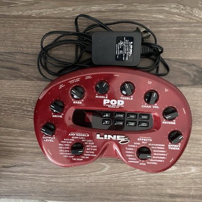Line 6 POD 2.0 Guitar Direct Box With Power Cable Tested