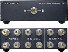 P2 2 in 1 out Amp Speaker Switcher Selector Switch