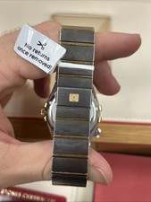 OMEGA Constellation Co-Axial 18k /SS 123.20.35.20.52.002 Diamond UNWORN Full Set 9