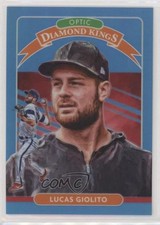 2020 Donruss Optic Diamond Kings Carolina Blue Prizm 12/50 Lucas Giolito #12 uk2