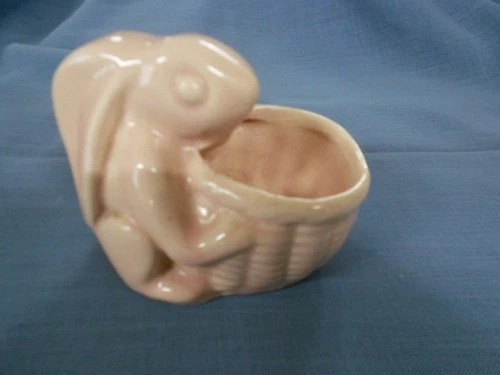 Shawnee Pink Rabbit Planter 3 inches tall 3 inches wide