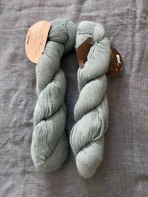 LOTUS Yarn Mini 100% Mink 300m 50gr Color 24 Lot of 2