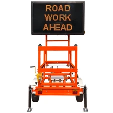 VOLTEX Folding LED Arrow Board & (VMS) Various Message Sign Board Trailer