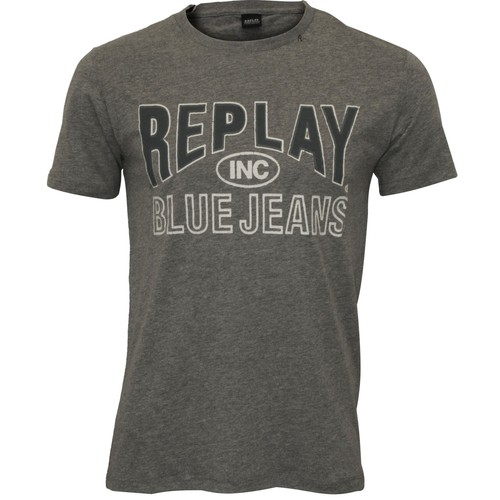Replay Blue Jeans Logo Men's T-Shirt 