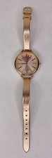 Boum Champagne Quartz Rose Gold Leather Ladies Watch Rose Gold Dial
