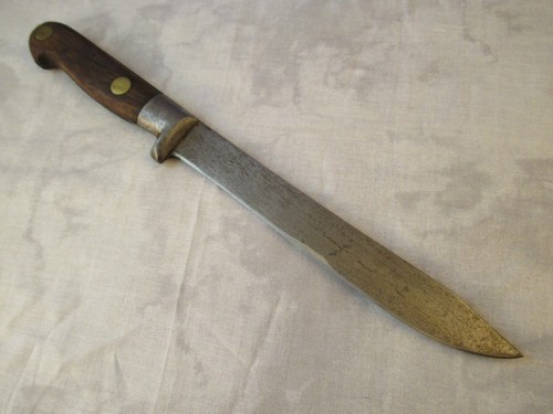 Cuchillo vintage prusiano de acero al carbono de 7 pulgadas - Imagen 6 de 12