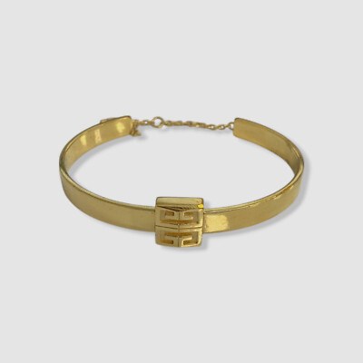Givenchy Women's Gold 4G Logo Cuff Bracelet