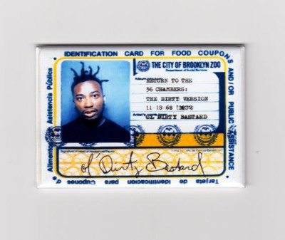 OL DIRTY BASTARD - 2'' x 3'' POSTER FRIDGE MAGNET odb wu tang lp record shirt logo